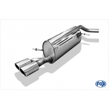 FOX | Endschalldämpfer - 2x80 Typ 16