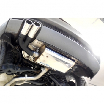 Preview: FOX | 3-türer + S-Line Endschalldämpfer einseitig - 2x80 Typ 16