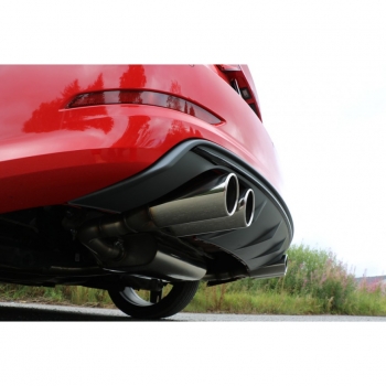 Preview: FOX | Limousine "mit S-Line oder S3 Stoßstange" Endschalldämpfer quer Ausgang rechts/links - 2x80 Typ 16