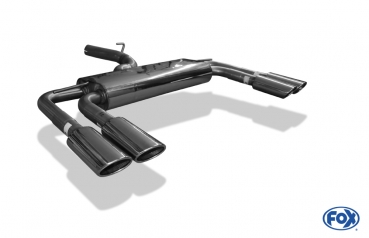 FOX |  Endschalldämpfer Ausgang rechts/links - 2x106x71 Typ 44