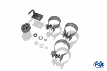 Preview: FOX | Endschalldämpfer Ausgang rechts/links - 160x90 Typ 38