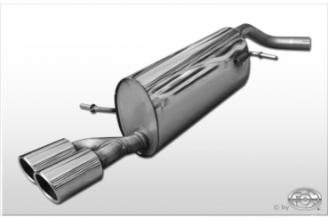 Audi A1 final silencer - 2x90 type 16