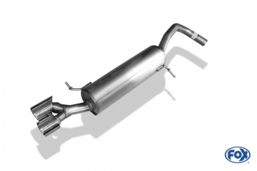 Preview: FOX | Endschalldämpfer - 2x80 Typ 16