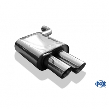 Preview: FOX | Endschalldämpfer - 2x80 Typ 25