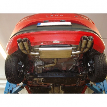 Preview: FOX | Seat Leon 5F Endschalldämpfer rechts/links - 2x80 type 25