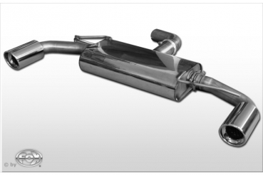 FOX | Endschalldämpfer Ausgang rechts/links - 1x100 Typ 17