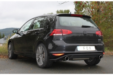 FOX | VW Golf VII - 2,0l GTI Endschalldämpfer rechts/links - 1x100 Typ 16 rechts/links