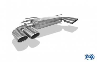 Preview: FOX | VW Golf VII - 2,0l GTI mit R-Optik Endschalldämpfer rechts/links - 2x115x85 Typ 32 rechts/links