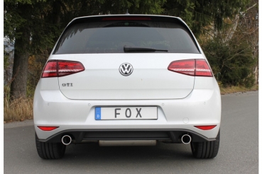 FOX | VW Golf VII - 2,0l GTI Endschalldämpfer rechts/links - 1x90 Typ 16 rechts/links