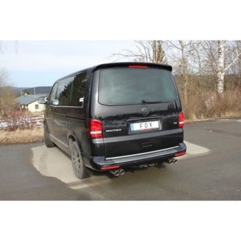 Preview: FOX | VW Bus T5/ T6 Endschalldämpfer Ausgang rechts/links - 2x80 Typ 13 rechts/links