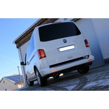 Preview: FOX | VW Bus T5/ T6 Endschalldämpfer Ausgang rechts/links - 2x115x85 Typ 32 rechts/links