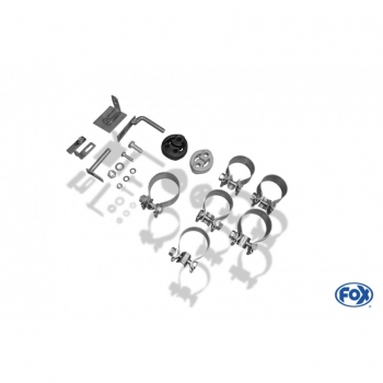 Preview: FOX | VW Bus T5/ T6 Endschalldämpfer Ausgang rechts/links - 2x88x74 Typ 33 rechts/links