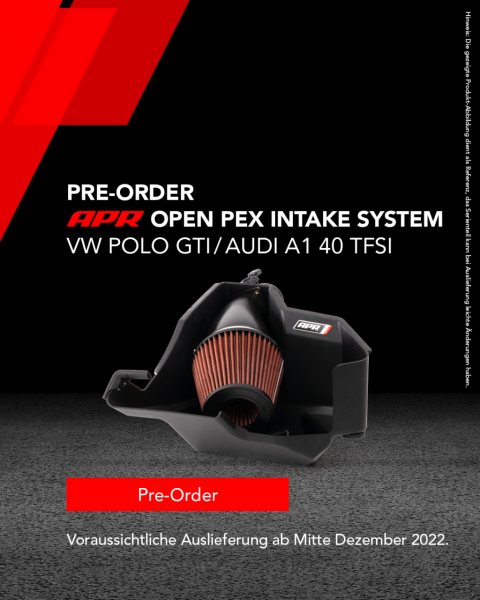Open PEX Intake System - VW Polo GTI / Audi A1 40 TFSI