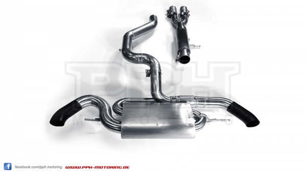PPH | Audi TTRS 8J Edelstahl-Abgasanlage ab Kat // Optimized 490 // Gen. 2